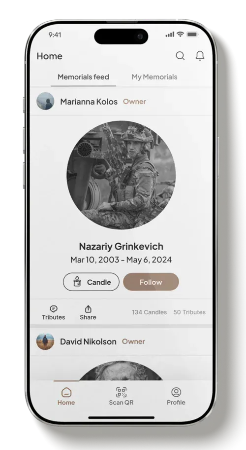 Virtual candle lighting